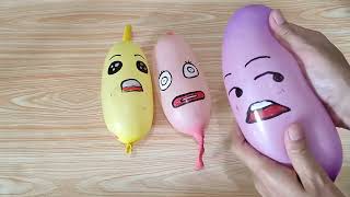 Balloon Slime Compilation 12 Hours  Making Slime With Balloons Tutorial  Balloon Popping 061 [upl. by Schell126]