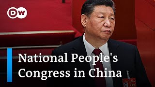 Whats on the agenda for this years National Peoples Congress in China  DW News [upl. by Folly]