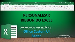 ⏪⏩ Adicionar Botões à Ribbon Excel  Vídeo 08 🔁🔀 [upl. by Noisla]