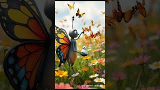 cocoon transform butterfly journey animallover cocoon transformation cute butterfly [upl. by Anim]