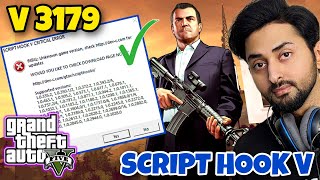 GTA 5 V3179 UPDATE  SCRIPT HOOK V CRITICAL ERROR 2024  Script Hook V  GTA 5 Mods  HindiUrdu [upl. by Anis580]