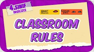 Classroom Rules 📚 4Sınıf İngilizce 2025 [upl. by Flyn]