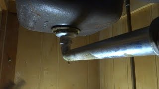 kitchen sink drain pipe leaking [upl. by Dieter]