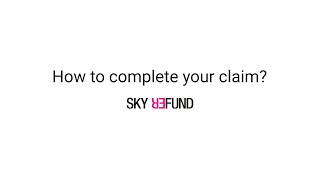 How to complete your claim  SkyRefund [upl. by Everick]