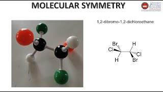 Ci low symmetry point group 12dibromo12dichloroethane [upl. by Omrellig]