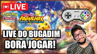 LIVE BUGADA  POKEMON LIVE EM MANUTENÇÃO BORA JOGAR POCKET E OUTROS JOGOS TBM  POKÉMON TCG POCKET [upl. by Annauqal]