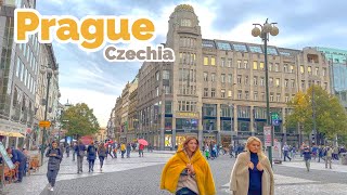 Prague Czechia 🇨🇿  Europes Most Beautiful Capital  4k HDR 60fps Walking Tour ▶215min [upl. by Sherborn574]