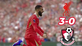 Liverpool vs Bournemouth 30 Extended Highlights Goals  Premier League 2425 [upl. by Tessa451]