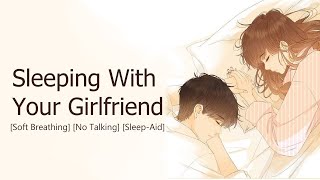 ASMR Sleeping With Your Girlfriend Soft Breathing No Talking Sleepaid 2hr [upl. by Bevin329]