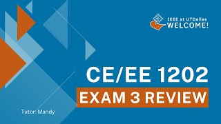 CEEE 1202 Exam 3 Review  Fall 2023 [upl. by Ehman]