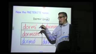 Preterite StemChanging Verbs in Spanish IR [upl. by Eirotal671]