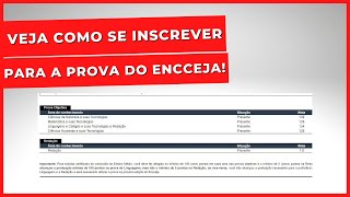 VEJA COMO FAZER A INSCRIÇÃO DO ENCCEJA PASSO A PASSO [upl. by Pare]