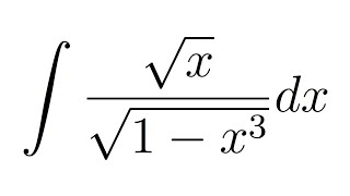 Integral of sqrtxsqrt1x3 substitution [upl. by Mayer335]