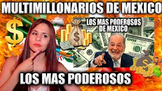 🔴REACCION a LOS HOMBRES MAS PODEROSOS DE MÉXICO💲  LOS EMPRESARIOS MAS RICOS DE TODO MÉXICO 💲 [upl. by Sarene118]