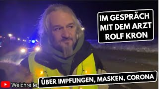 Gespräch mit dem Arzt Rolf Kron über Masken Impfungen Corona und Gerichtsverfahren  Marktoberdorf [upl. by Marshal144]