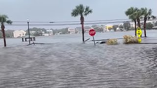 Carolina beach Battered by flooding  Extremely Storm heavy rain [upl. by Enneirda]