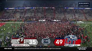 Liberty wins the Conference USA Championship and fans storm the field [upl. by Irneh498]