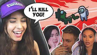 Anita Begs People To Stop Clipping Her Butt In Among Us  With Miniminter Sidemen Talia Mar Hafu [upl. by Hanus]