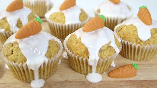 🥕 Saftige KarottenMuffins  BESTES REZEPT 🥰 Perfekt für Geburtstag Kita Büro [upl. by Alesiram]