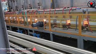 steel bar induction heating furnace for forging forging steelbarhotrolled [upl. by Eioj]