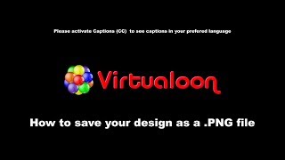 Virtualoon Tutorial Save as a PNG file [upl. by Edmonda]