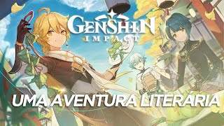 GENSHIN IMPACT  Uma Aventura LiteráriaMissão Completa [upl. by Imray]