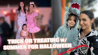 Trick Or Treating with Summer Moon  Scheana Shay [upl. by Evelunn]