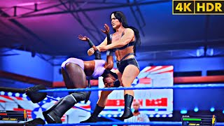 THE GREAT AMERICAN BASH  Chyna vs Jacqueline  Ultra Realistic HDR Graphics  4K HDR [upl. by Ande]