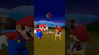 Mario Cake Snatching 😱🤣Animation meme shorts animation memes mario [upl. by Llerrud]