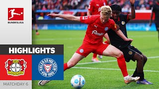 Kiel Fights For a Point  Bayer 04 Leverkusen  Holstein Kiel 22  Highlights  MD 6 – Bundesliga [upl. by Ahsilef]