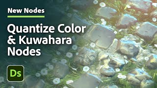 New Nodes in Substance 3D Designer  Quantize Color amp Kuwahara Filter Tutorial  Adobe Substance 3D [upl. by Sherris626]