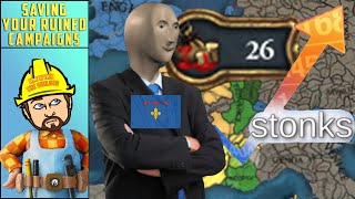 EU4 26 Corruption Provence fighting everyone  Saving Your Ruined Campaigns [upl. by Allit11]