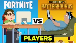 PUBG Players vs Fortnite Players [upl. by Janela261]