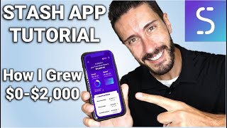 STASH APP TUTORIAL  HOW I TURNED 0 TO 2000 [upl. by Ailima978]