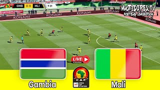 Gambia vs Mali  Africa Cup of Nation Qualification 2023 Live Today Football Simulation HD [upl. by Ailbert]