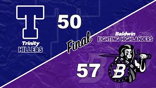 Baldwin vs Trinity Boys Basketball Highlights [upl. by Kipper]