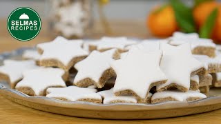 Zimtsterne  Plätzchen Rezept  Glutenfrei 🎄🍪⭐ [upl. by Attesoj]