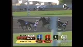 2009 Meadowlands COSTA RICA John Campbell NJSS 2YO Fillies Trot [upl. by Mungam]