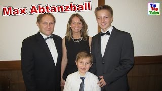 Max Abtanzball Tanzschule mit der ganzen Familie  Vlog TipTapTube [upl. by Anivid]