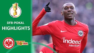 Kolo Muanis 93sec Brace  Frankfurt vs Union Berlin 20  Highlights  DFBPokal  QuarterFinals [upl. by Nailluj971]