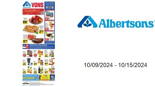 Albertsons Weekly Ad US  10092024  10152024 [upl. by Akkire132]