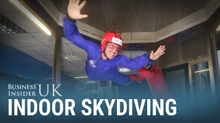 We Tried Indoor Skydiving With Wind Speeds Of 165 MPH [upl. by Etnaihc364]