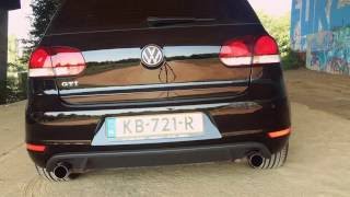 Golf VI GTI resonator delete sound [upl. by Damahom]