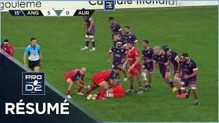 PRO D2  Résumé SA XV CharenteStade Aurillacois 1519  J03  Saison 20222023 [upl. by Lebbie619]