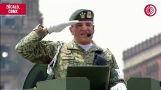 Con la rendición de novedades al presidente termina el último Desfile Cívico Militar de AMLO [upl. by Edlun478]