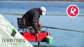 En Brozas mantienien la tradición de la pesca de la tenca en burro  Territorio Extremadura [upl. by Nazus]