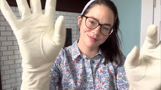 ASMR Personal Attention Leather and Satin Glove Sounds  No Talking [upl. by Croft762]