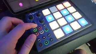 Synido TempoPAD P16 Portable Beat Pad testing [upl. by Stark]