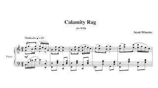 Calamity Rag for solo piano – Scott Wheeler [upl. by Revlys]