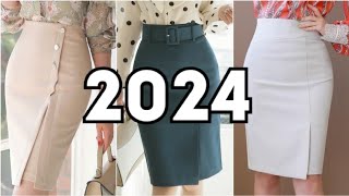 FALDAS DE MODA 2024  IDEAS LOOKS CON FALDAS [upl. by Kanal596]